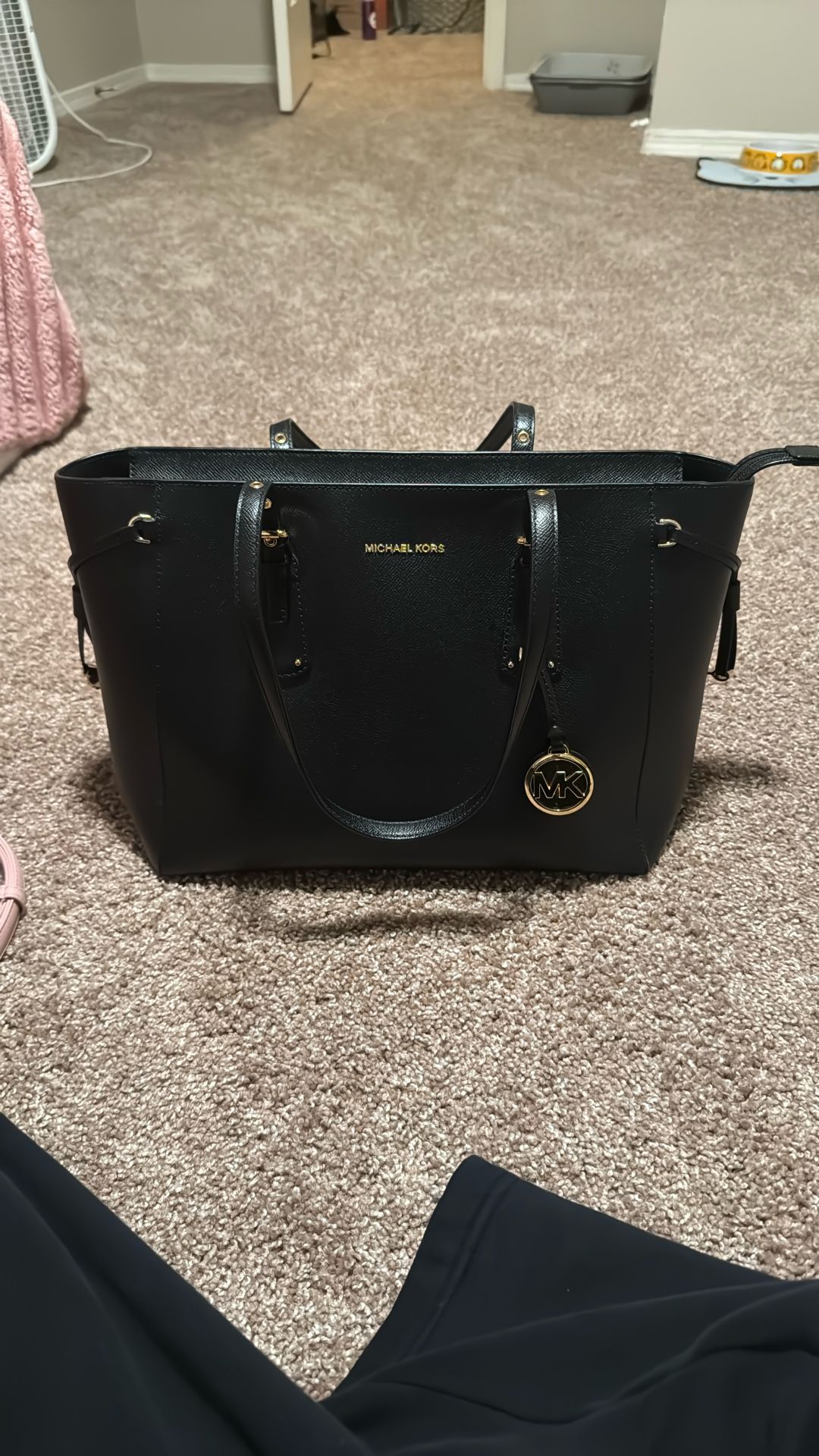 michael kors tote bag black