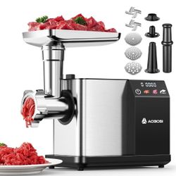 Electric Meat Grinder 3000W Touch Screen Meat Mincer Sausage Maker Kibbe Machine