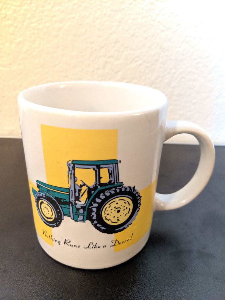 John Deere Coffee Mug Tractor Farmer