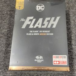 DC Multiverse THE FLASH Black White Accent Edition Gold Label BBTS Exclusive