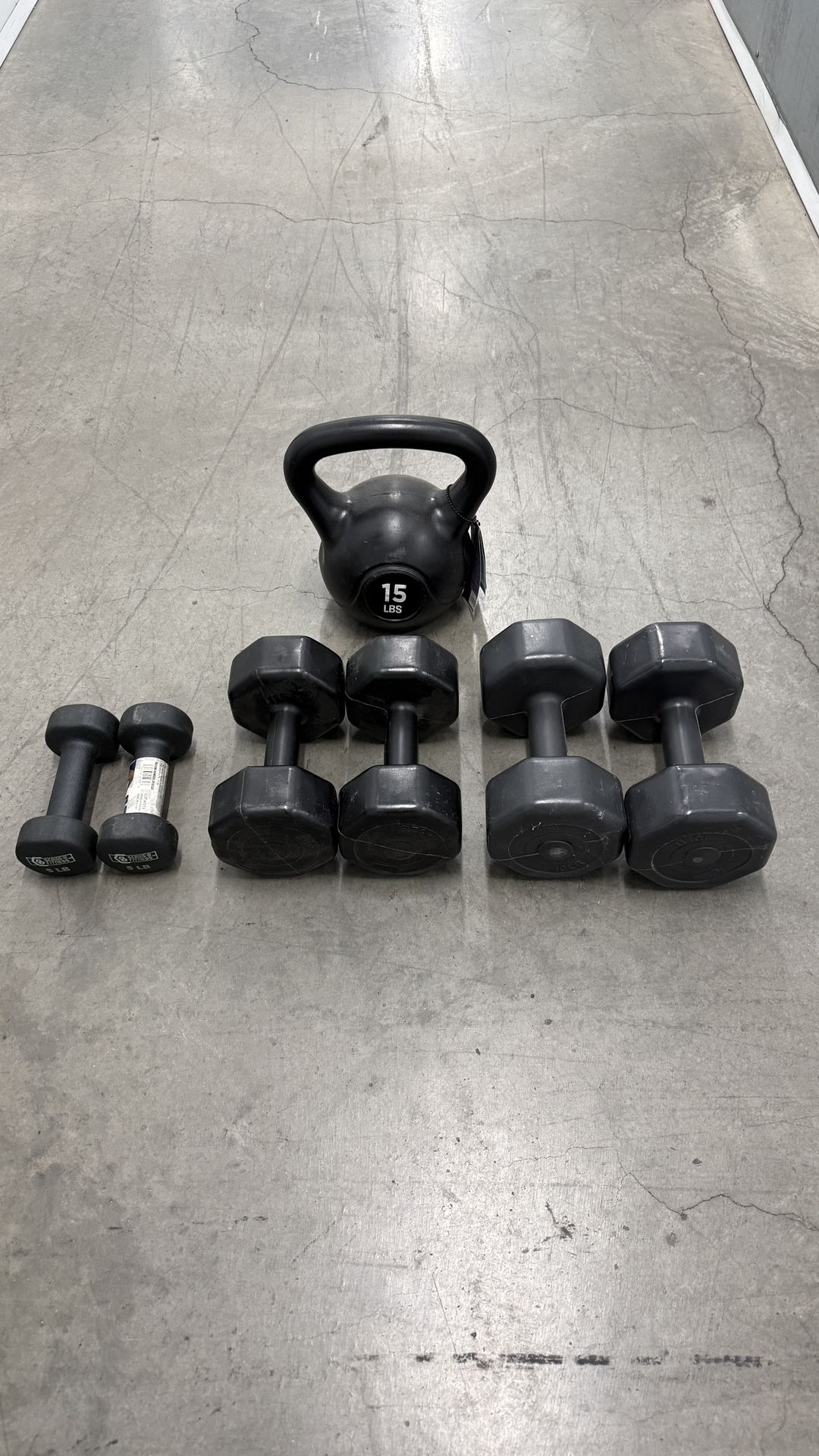 Bulk Set Of Dumbbells