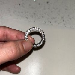 Size 6 Moissanite Eternity Ring OBO