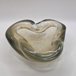 Vintage Art Glass Candy Dish