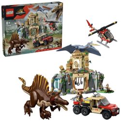 Lego Jurassic World Spinosaurus & Quetzalcoatlas
