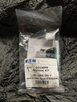 Eaton DG100NB Neutral Kit