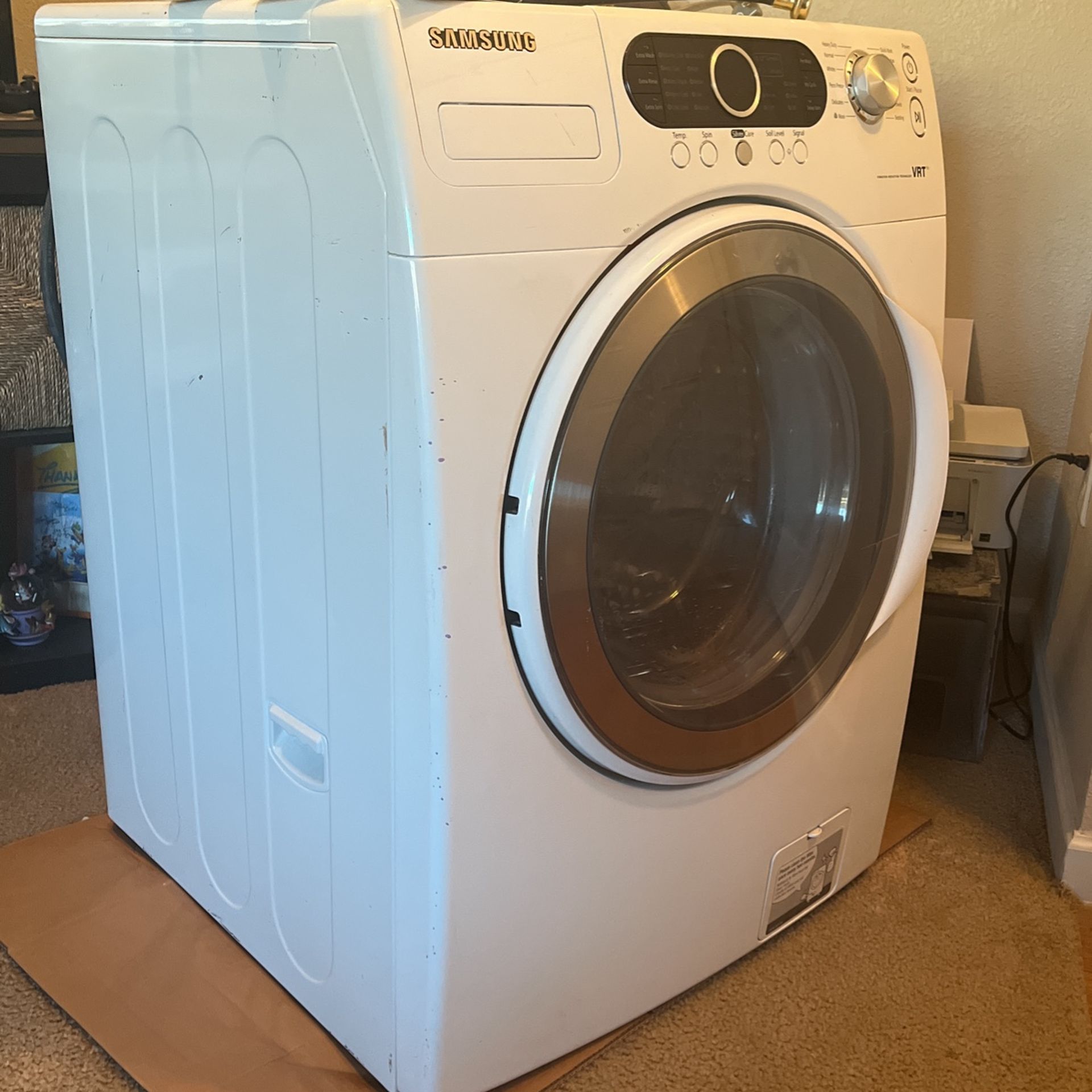 Samsung, Front Loading Washing Machine, White 