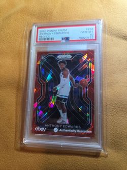 Anthony edwards Rookie card