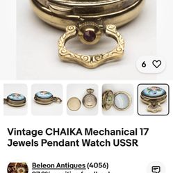 Russian Miniature Timepiece