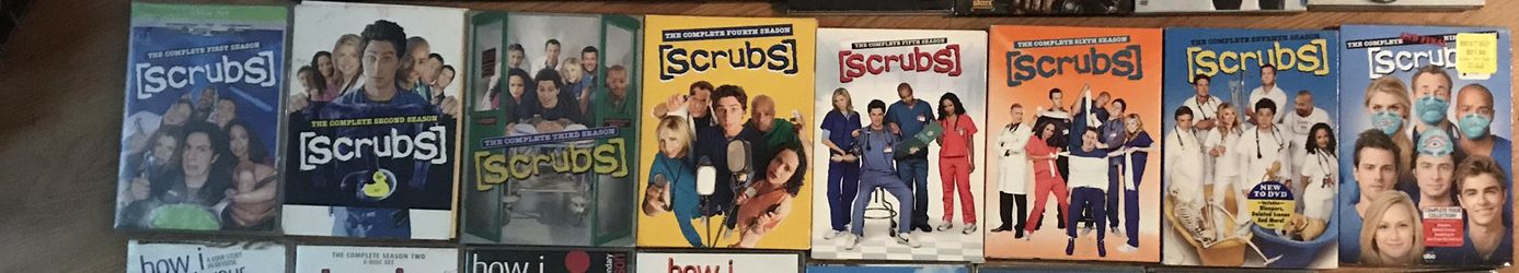 Scrubs Seasons 1-9 DVD’s