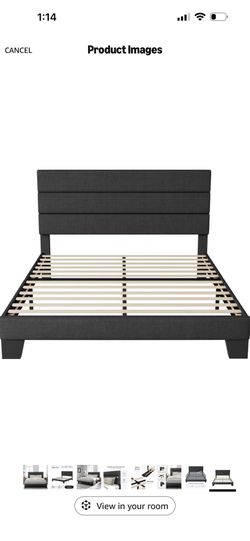 Queen Bed Frame (must go)