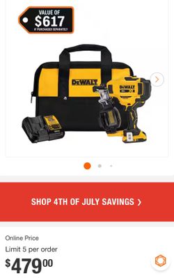 DEWALT XR ROOFING NAILER