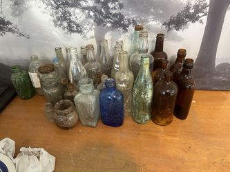 Vintage Glass Bottles