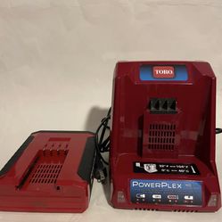 Toro PowerPlex 40V 2.5AH T90 Battery and Charger (pre-owned)