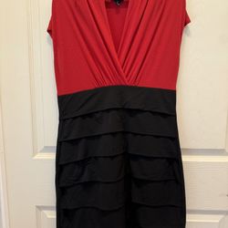 Women’s Red And Black Dress
