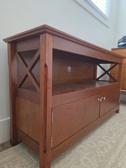 Beautiful Wood TV Stand 44"