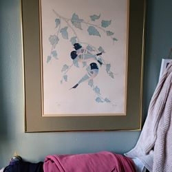  framed lithograph print by artist Pat Moran. 
