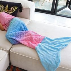 Mermaid Rainbow Blanket