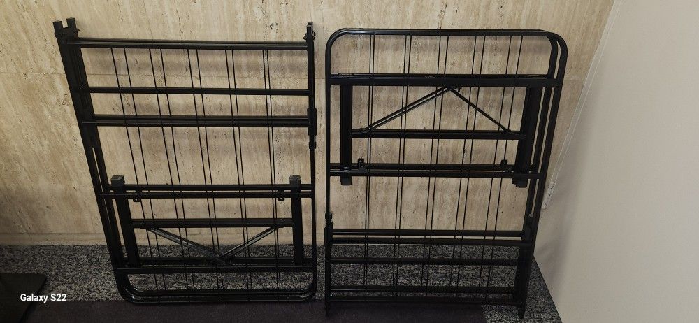 Full Bed Frame Or Two Twins 26 5 Inch Each.