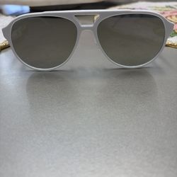 Thom Browne Sunglasses.  White Mirrored