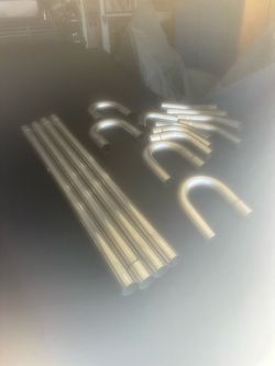 2.25 Stainless Steel 16 piece exhaust set. NEW