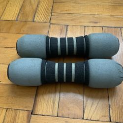 Pair of DUMBBELLS (5.19lbs) FITNESS EQUIPMENT Total:10.38lb