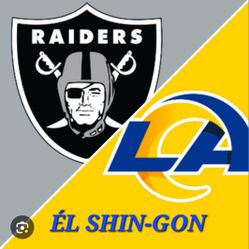  Rams vs Raiders 4 Tickets  10/20/24 Seats In Section 534 Row 2 $160 EACH 