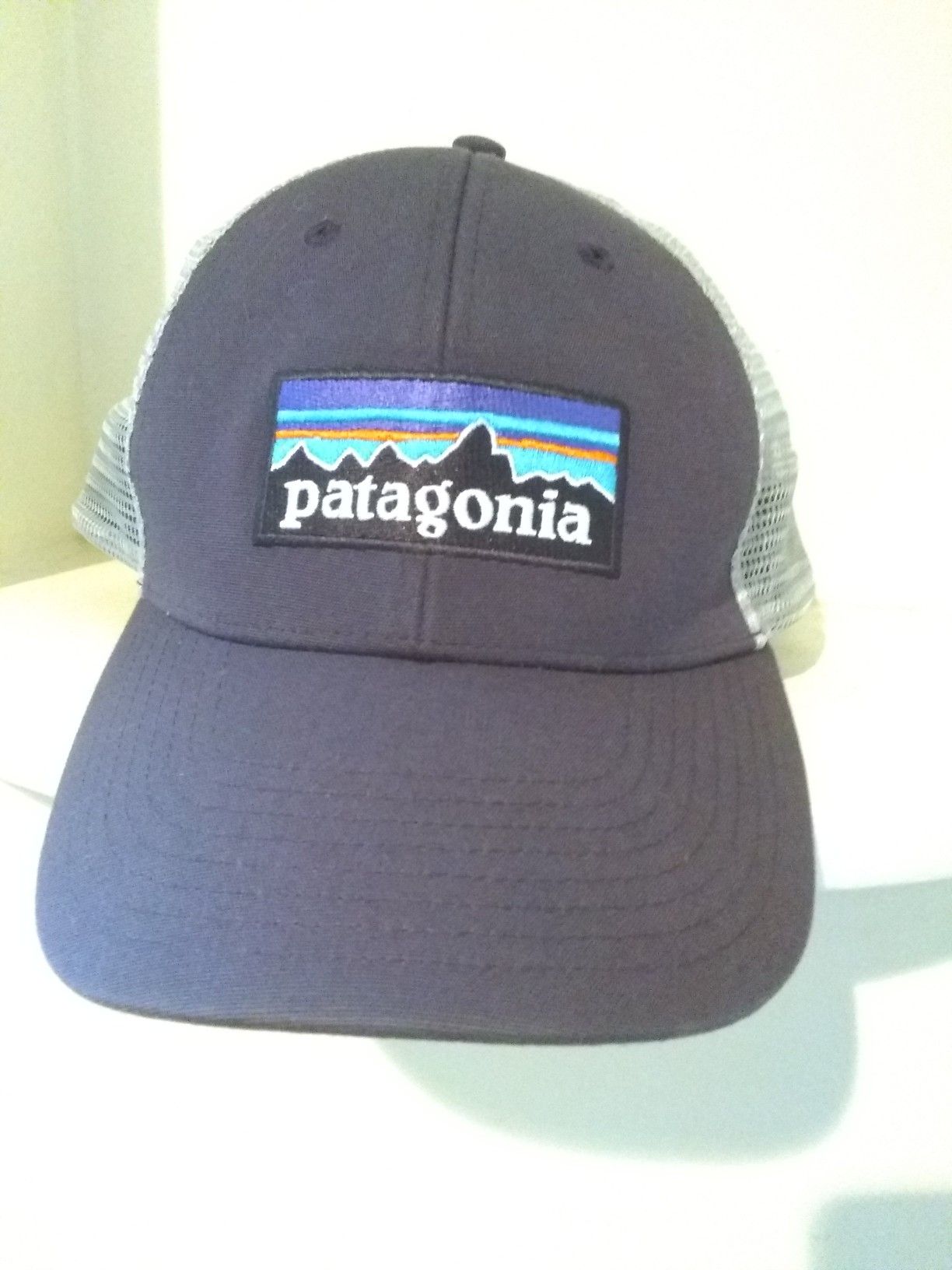 Patagonia Purple P-6 Logo Trucker Hat Cap - Adjustable SnapBack Travel
