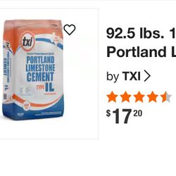Portland Cement  92.5 Lbs 