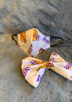 BRAND NEW girls kids face mask with bow set