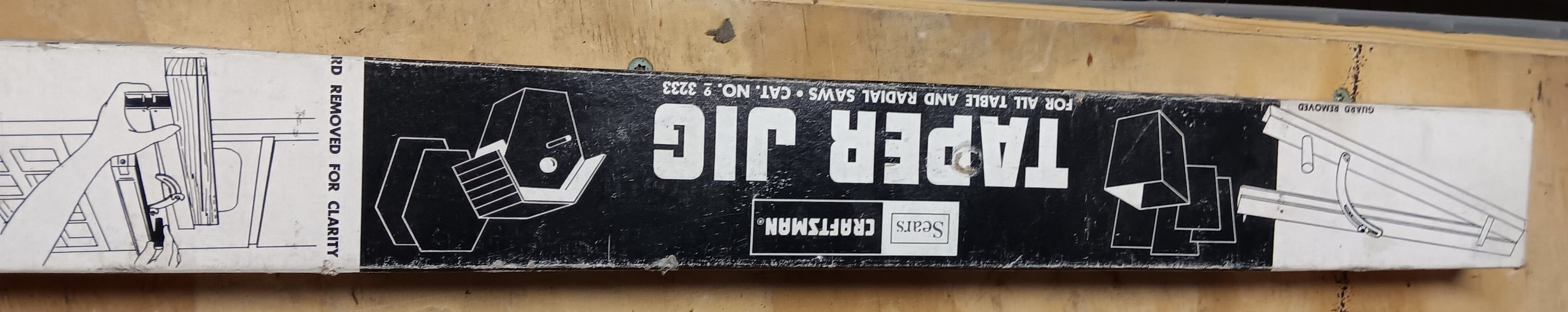 Sears Craftsman Taper Jig