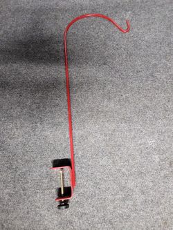 Deck Mount, Red Garden Hanger