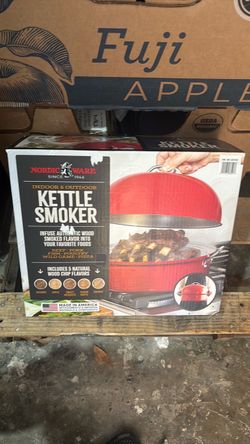 Used indoor and outdoor outdoor kettle smoker