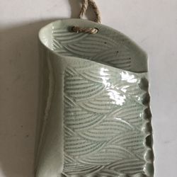 Studio Art Pottery Wall Pocket 