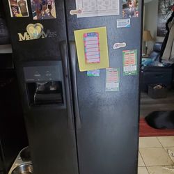 Black Side By Side Refrigerator  $25