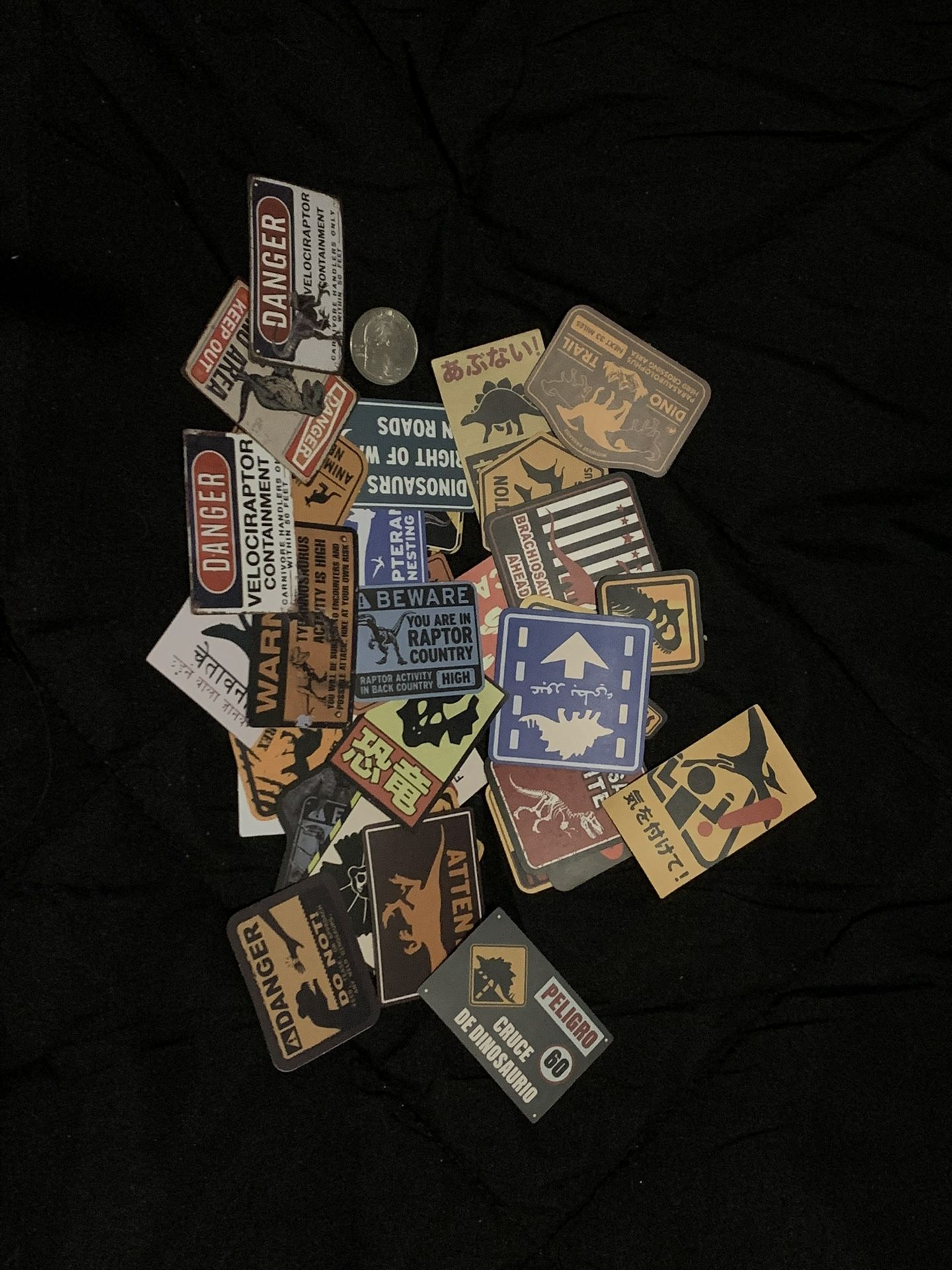 10 Vinyl Dinosaur Stickers