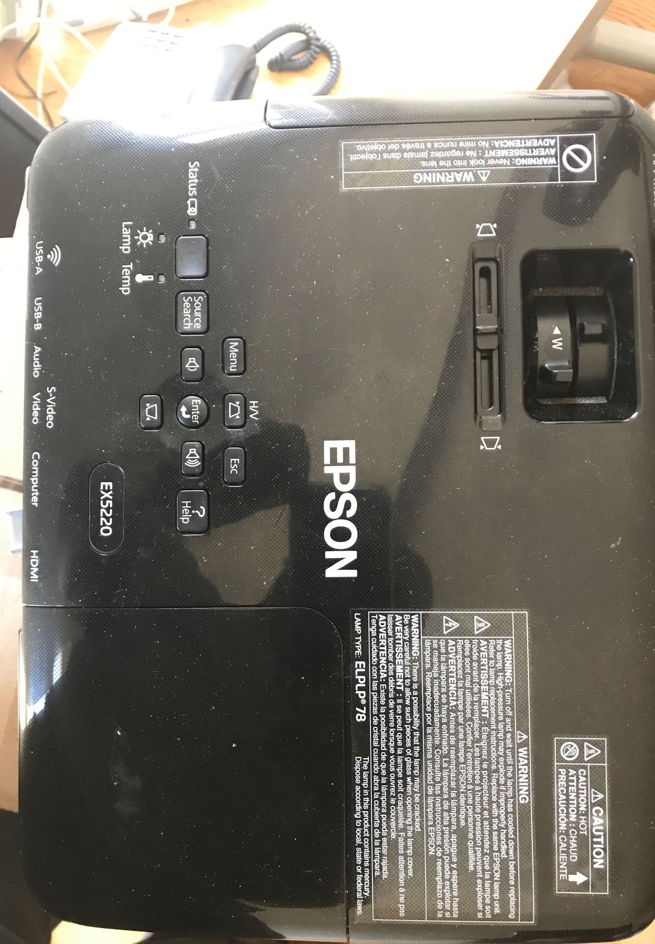 Epson LCD Projector model h551A