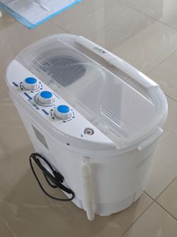 Deco Home Portable Mini Twin Tub Washing Machine