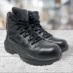 Reebok Stealth Rapid Response Boots RB8674 Men's Size 11 W Side Zip Steel Toe