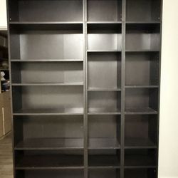 IKEA Bookshelf / Bookcase Set – Adjustable Height – 63” Wide