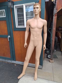 Vintage Fiberglass Male Mannequin  JM-34