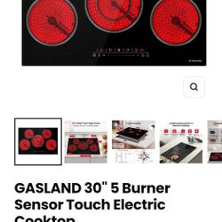 Electric Cooktop - Open box, never used. New.