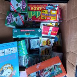 Boxes Of New Factory Sealed Sports Cards (Vintage)