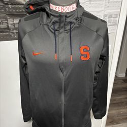 Nike ELITE Therma-Fit Syracuse Basketball Full Zip Hoodie Jacket Size Large