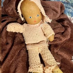 Antique Cloth Bodied Primative Dolll