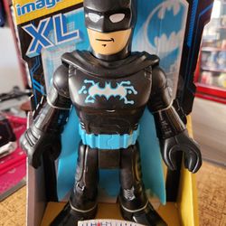 Imaginext Batman XL Figure DC Super Friends Tech Blue Big Large Size 10" Tall