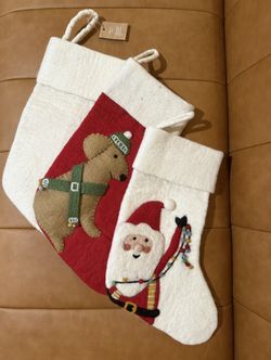 West Elm Felt Holiday Stockings (Set of 3)