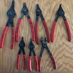 MAC, PROTO, Blue Point And K-D Tools Ring Pliers