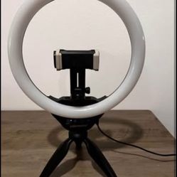 UBeesize Ring Light with Tripod Stand & Phone Holder