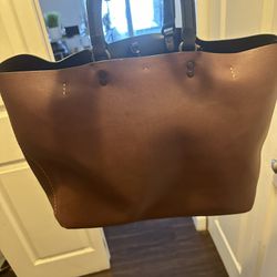 Leather Coach Tote 