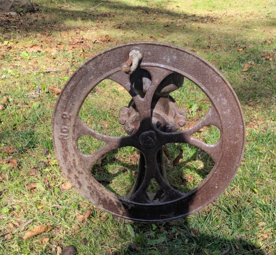 Antique coffee Grinder - Decorative Cast Iron Heavy Metal 